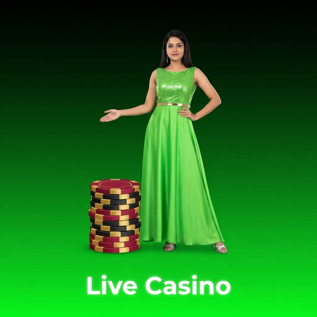 Professional dealer hosting live casino game with HD video stream and interactive chat interface
